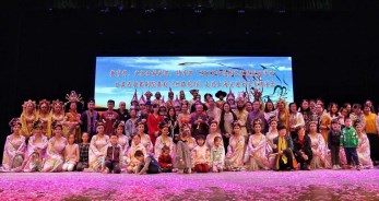 教育部、文化和旅游部、財(cái)政部2018年高雅藝術(shù)進(jìn)校園——中國(guó)經(jīng)典舞劇《絲路花雨》上海站演出圓滿落幕